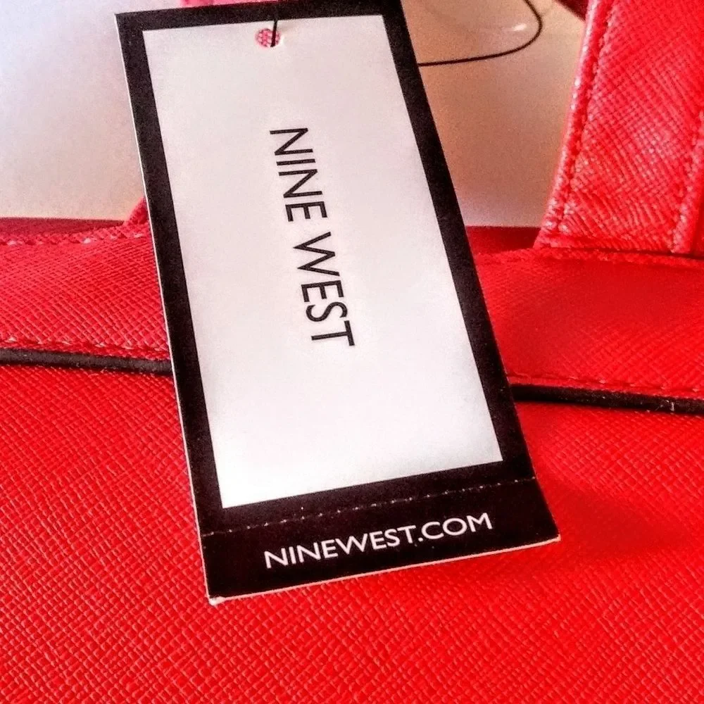 Nine West Dark Lipstick Red Back pack - Picture 3 of 11